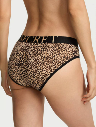 Трусики хипхаггеры Victoria's Secret с логотипом 1159864579 (Леопардовый XS)