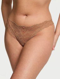 Мереживні трусики бікіні Victoria's Secret 1159864871 (Коричневий XS)