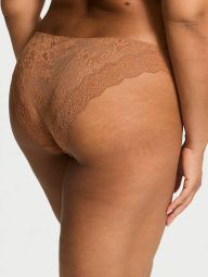 Мереживні трусики бікіні Victoria's Secret 1159864871 (Коричневий XS)