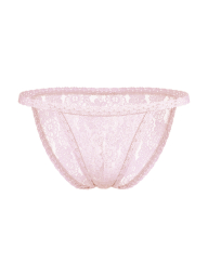 Кружевные трусики бикини Victoria's Secret PINK 1159864591 (Розовый XXL)