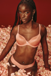 Гладкі трусики тонг Flex Victoria's Secret з принтом 1159865414 (рожевий XS)