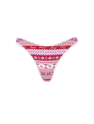 Трусики тонг Victoria's Secret Pink з принтом 1160008531 (Рожевий XS)