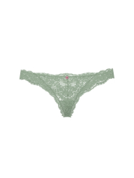 Мереживні трусики тонг Victoria's Secret 1160032354 (Зелений M)