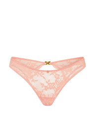 Мереживні трусики бразилії Victoria's Secret відкриті ззаду 1160039202 (Помаранчевий XL)