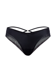 Жіночі гладкі трусики чики Victoria's Secret з сіточкою 1160110138 (Синій M)