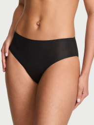 Гладкі трусики бікіні Flex Victoria's Secret в смужку 1160276546 (Чорний S)