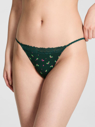 Трусики бикини Victoria's Secret Pink с принтом 1160286639 (Зеленый S)