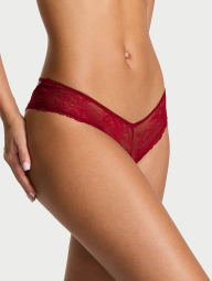 Открытые трусики чики Victoria's Secret 1160343688 (Бордовый L)