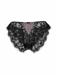 Кружевные трусики бразильяны Victoria's Secret 1160376549 (Черный M)