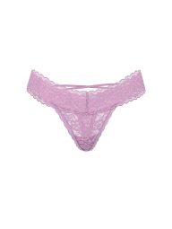 Кружевные трусики тонг Victoria's Secret 1160388801 (Сиреневый XS)
