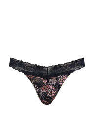 Женские трусики тонг Victoria's Secret Pink с принтом 1160418937 (Синий L)