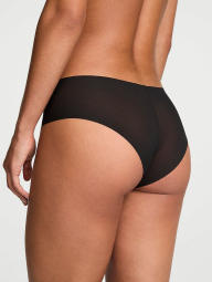 Жіночі сітчасті безшовні трусики чіки Victoria's Secret 1160458741 (Чорний S)