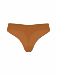 Гладкі трусики тонг Flex Victoria's Secret з логотипом 1160470116 (Коричневий M)