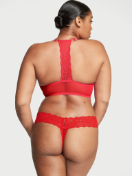 Кружевные трусики тонг Victoria's Secret 1160542459 (Красный XXL)
