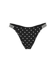 Трусики бразилиана Victoria's Secret со стразами 1160569631 (Черный L)