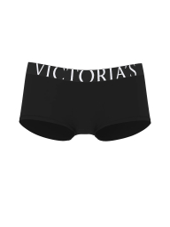 Женские трусики шортики Victoria's Secret 1160817651 (Черный L)