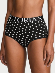 Трусики брифы Victoria's Secret с высокой посадкой 1160819869 (Черный M)