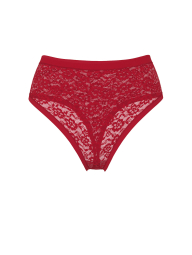 Трусики тонг Victoria's Secret с высокой посадкой 1160864752 (Бордовый S)