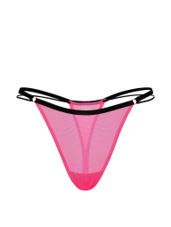 Жіночі сітчасті трусики тонг Victoria's Secret Pink 1161000206 (Рожевий L)