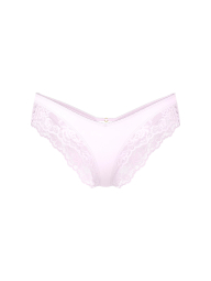Гладкие трусики Victoria's Secret чики с кружевом 1161163173 (Сиреневый L)