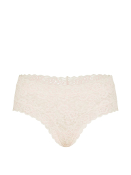 Кружевные трусики чики Victoria's Secret 1161167688 (Молочный L)