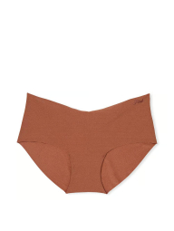 Бесшовные трусики хипхаггеры Victoria's Secret PINK с логотипом 1161351594 (Коричневый L)