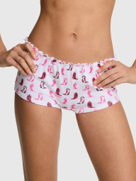 Женские трусики шортики Victoria's Secret Pink с принтом 1161369971 (Белый XS)