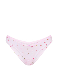 Трусики танга Victoria's Secret Pink с принтом 1161510104 (Белый/Розовый S)
