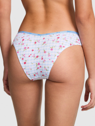 Трусики танга Victoria's Secret Pink з принтом 1161570967 (Блакитний M)