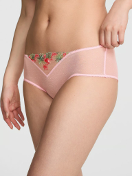 Женские трусики чики Victoria's Secret Pink с вышивкой 1161575807 (Розовый XL)