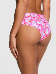 Бесшовные трусики чики Victoria's Secret Pink с принтом 1161580464 (Розовый L)
