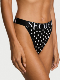 Трусики брифы Victoria's Secret 1161727405 (Черный/Белый XS)