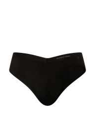 Бесшовные трусики тонг Victoria's Secret 1161735157 (Черный M)