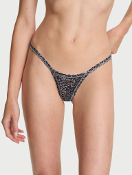 Кружевные трусики стринги Victoria's Secret 1161785935 (Серый S)