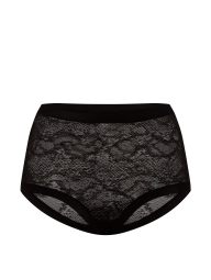 Брифи безшовні трусики Victoria's Secret з візерунком 1161857383 (Чорний XL)