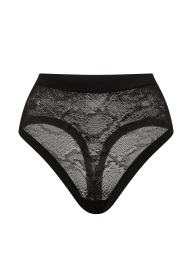 Бесшовные трусики тонг Victoria's Secret с узором 1161957472 (Черный S)