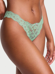 Кружевные трусики бразильяны Victoria's Secret 1161890072 (Зеленый XL)