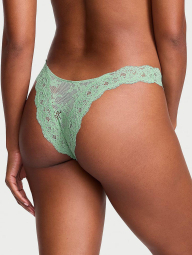 Кружевные трусики бразильяны Victoria's Secret 1161890072 (Зеленый XL)