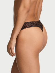 Трусики тонг Victoria's Secret с принтом 1161948636 (Леопардовый L)