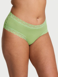 Женские трусики чики Victoria's Secret с кружевом 1162000306 (Зеленый S)