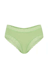 Женские трусики чики Victoria's Secret с кружевом 1162000306 (Зеленый S)
