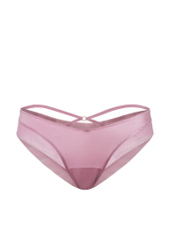 Женские гладкие трусики чики Victoria's Secret с сеточкой 1162054897 (Розовый XL)