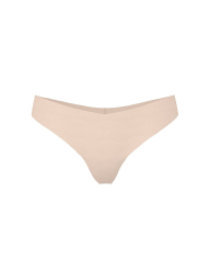 Бесшовные трусики тонг Victoria's Secret Pink 1162054308 (Бежевый XL)