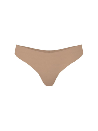Бесшовные трусики тонг Victoria's Secret Pink 1162054654 (Бежевый XXL)