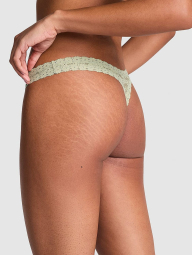Женские трусики тонг Victoria's Secret Pink 1162067425 (Зеленый L)
