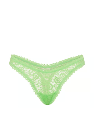Кружевные трусики тонг Victoria's Secret 1162130492 (Салатовый S)
