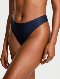 Гладкие трусики тонг Flex Victoria's Secret с логотипом 1162200151 (Синий S)