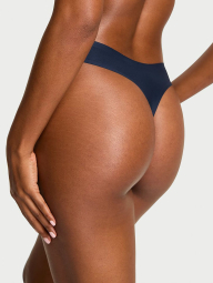 Гладкие трусики тонг Flex Victoria's Secret с логотипом 1162200151 (Синий S)
