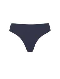 Гладкие трусики тонг Flex Victoria's Secret с логотипом 1162200151 (Синий S)
