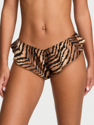 Гладкие трусики Victoria's Secret чики с вышивкой 1162205771 (Коричневый L)